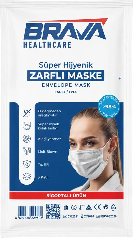 Brava tekli hijyenik zarf